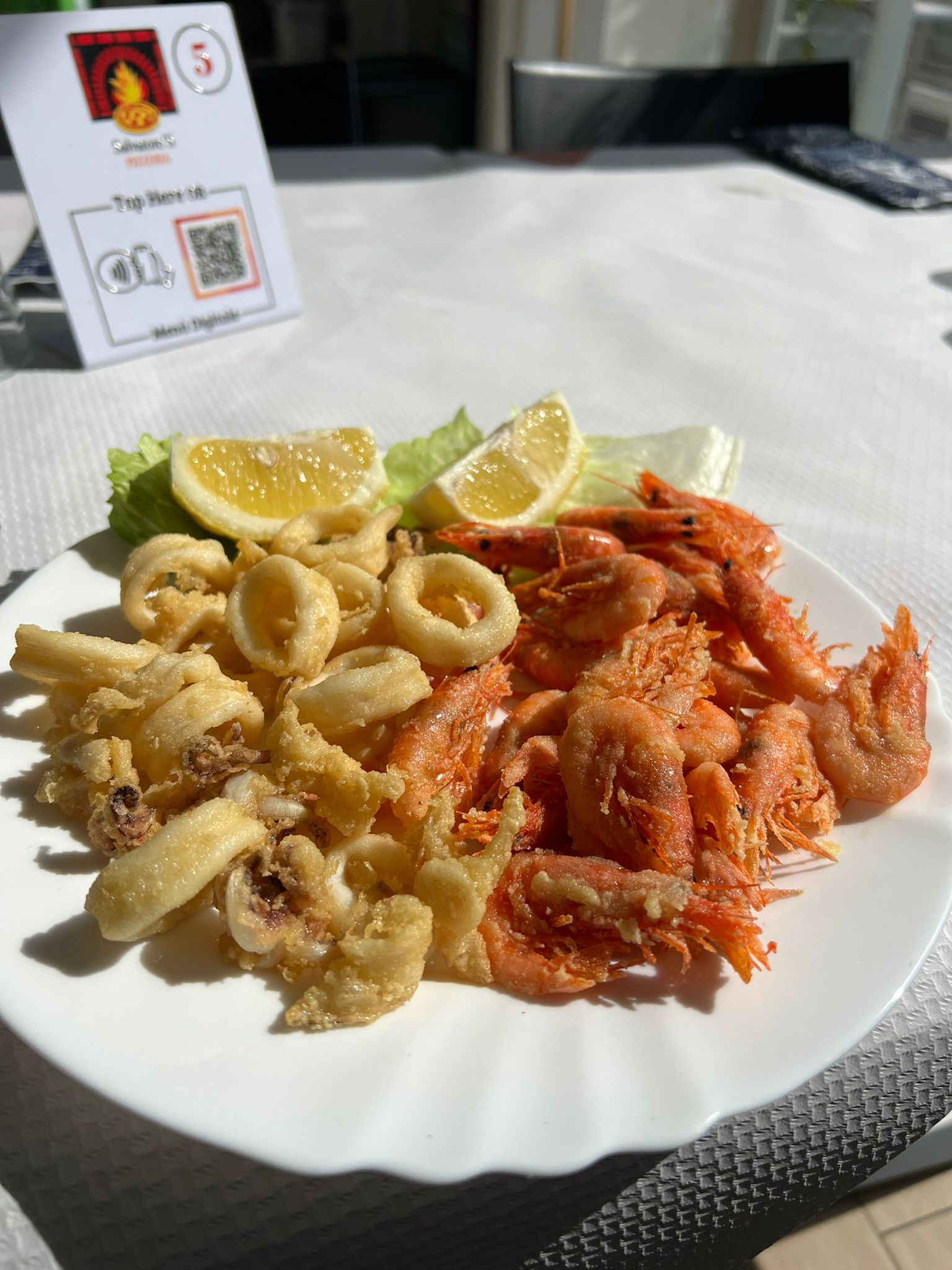 frittura gamberi e calamari