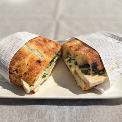 panino pesce spada e salmoriglio